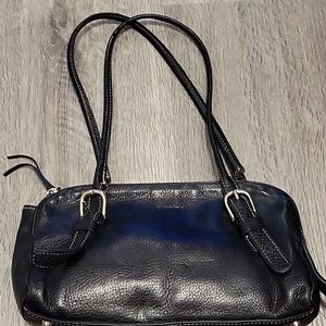 ROOTS leather shoulder bag